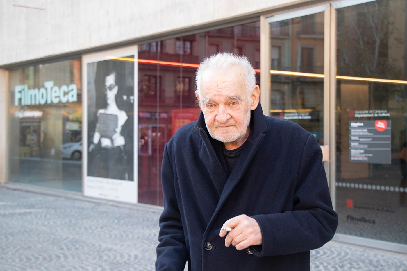 Béla Tarr, en el curso del tiempo, en Barcelona. Foto: Filmoteca de Catalunya