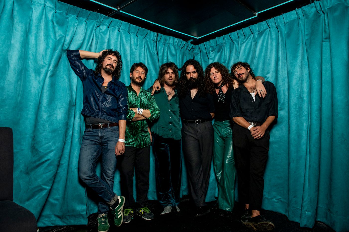 Papi Pachuli, Soni, Gringo, Bacca, Dandy Piranha y Machete Carrasco. Foto: Alfredo Arias