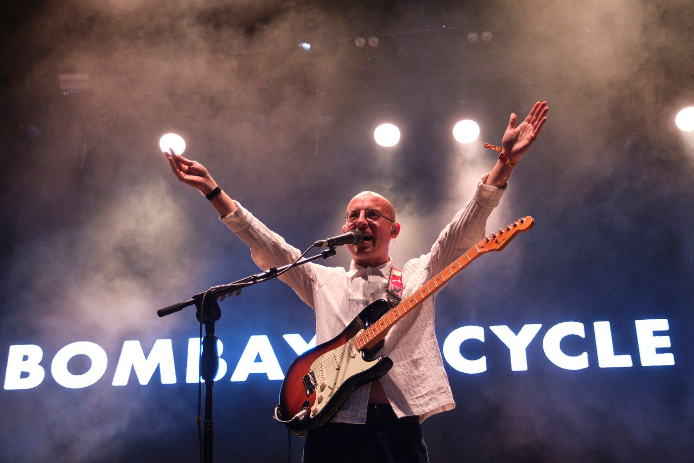 Jack Steadman y Bombay Bicycle Club: demasiado tarde. Foto: Sergio Morales