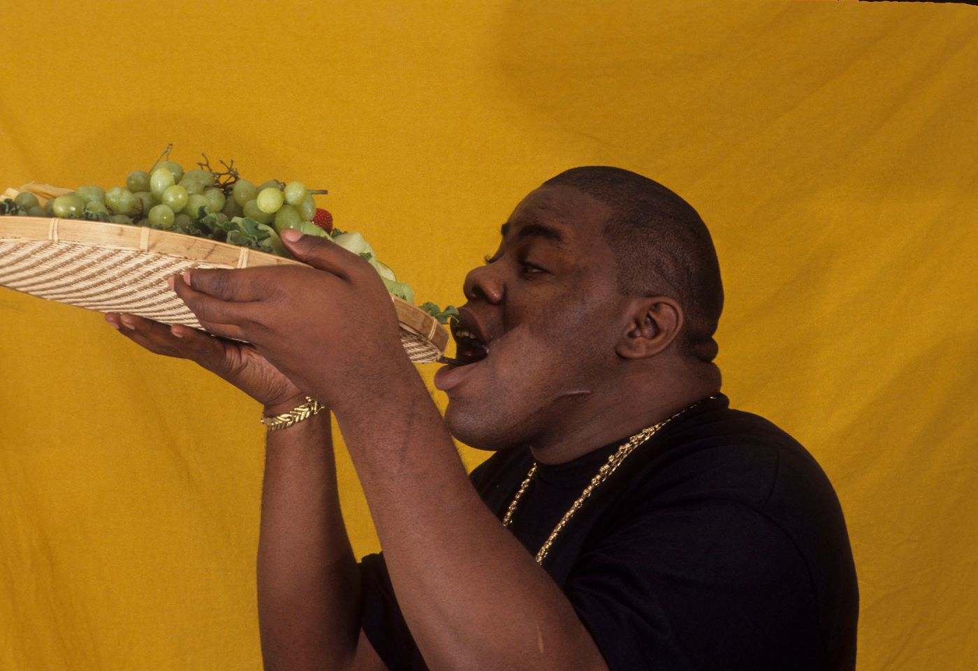 La vis cómica de Biz Markie. Foto: Al Pereira / Michael Ochs Archives (Getty Images)