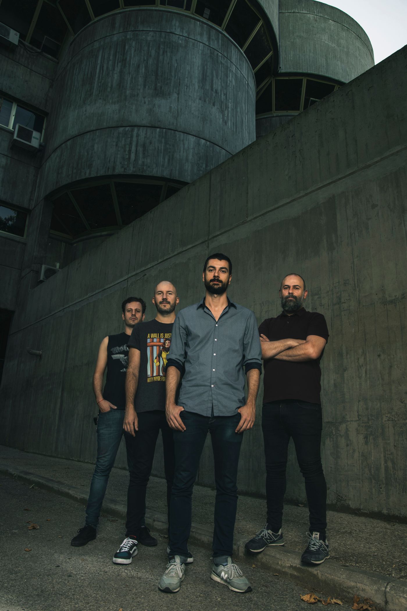 De izquierda a derecha: Esteban Girón, Alberto Tocados, Álex Pérez y David López “Macón”. Foto: Daniel Cruz