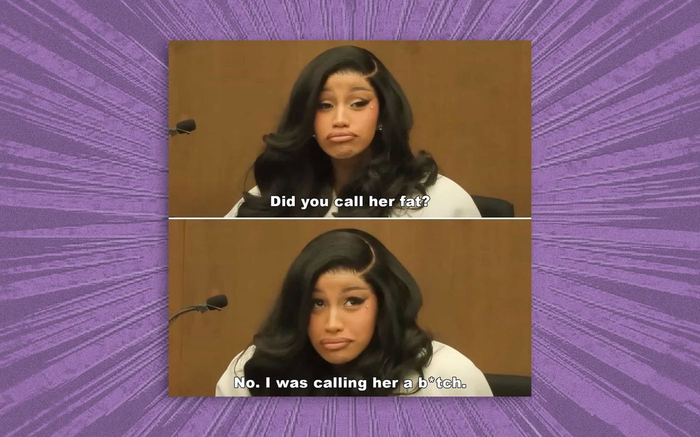Cardi B: hablando claro.