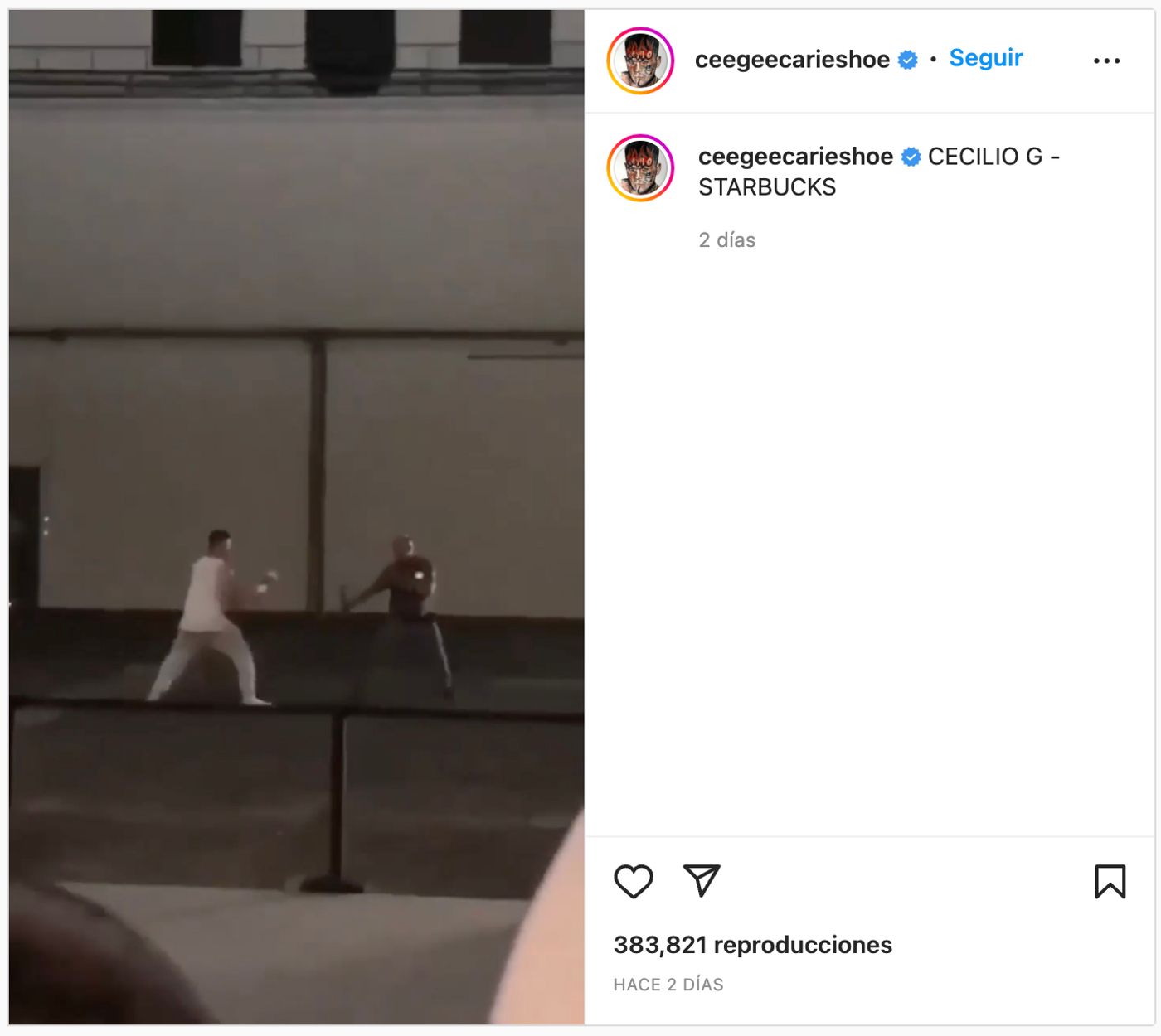 Cada vez que Cecilio G va al Sónar la lía.<a href="https://www.instagram.com/p/Ce67RywDlLJ/" target="_blank"> Ver instagram </a>