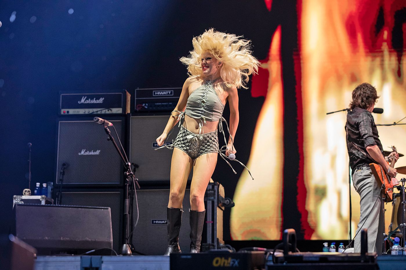 Amyl And The Sniffers: el carisma de Amy Taylor. Foto: David Mars