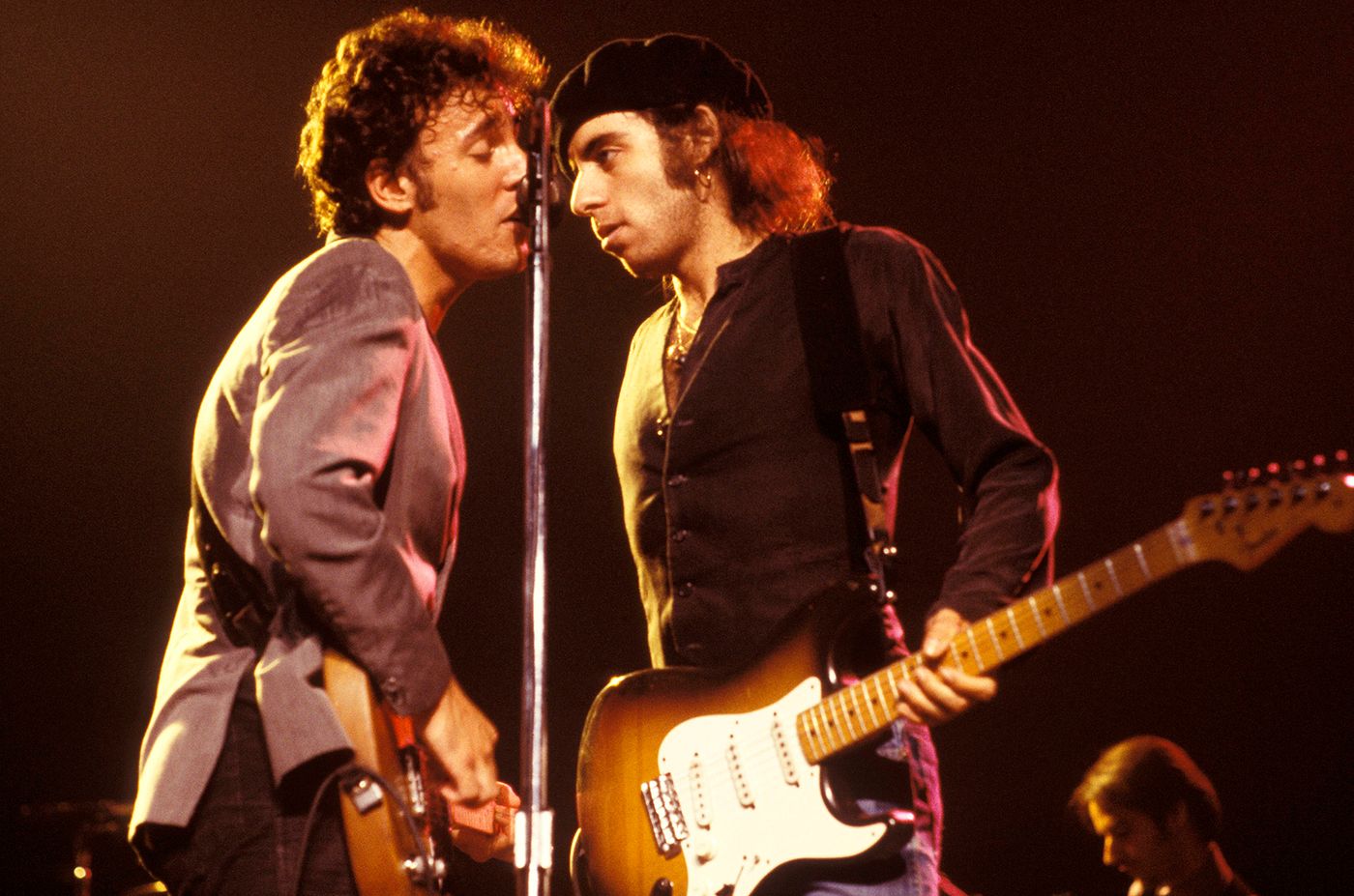 Con Bruce Springsteen: los lazos que unen. Foto: Richard E. Aaron / Redferns (Getty Images)