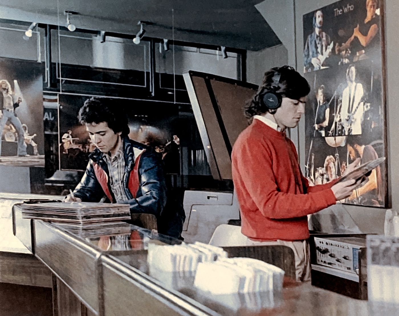 Disquería Fusion en 1981.