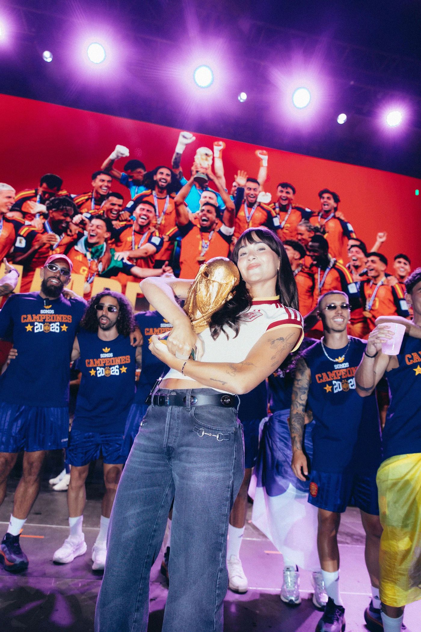 Aitana y las superestrellas.