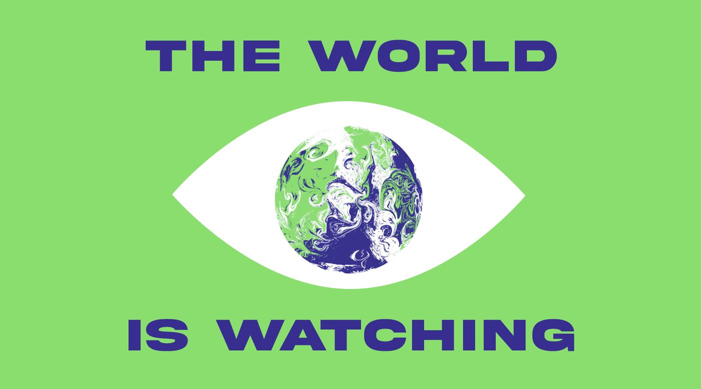 El mundo nos observa.
