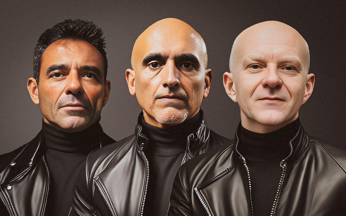 Arturo Lanz, Saverio Evangelista y Uwe Schmidt.
