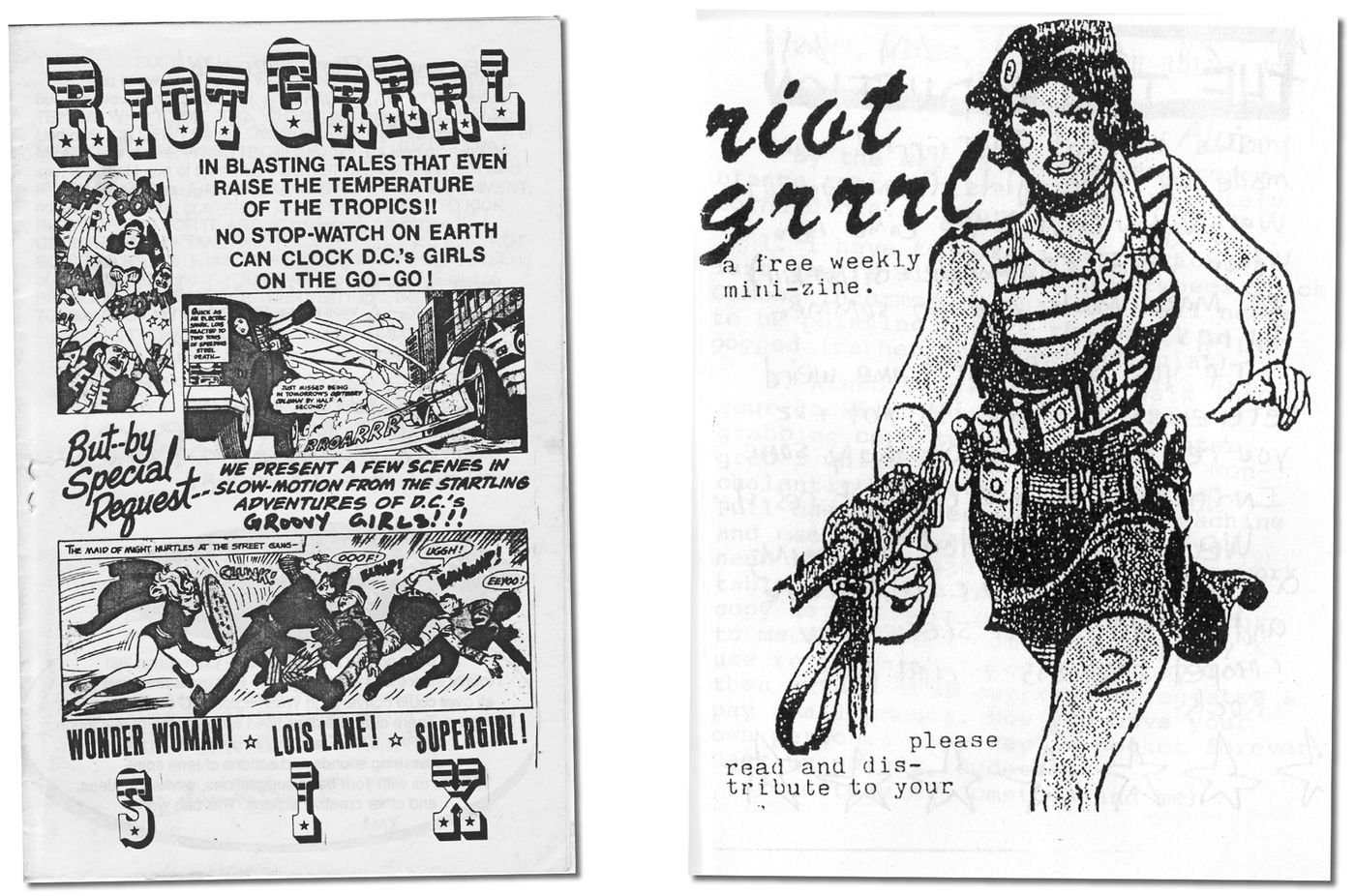 Fanzines riot grrrl.