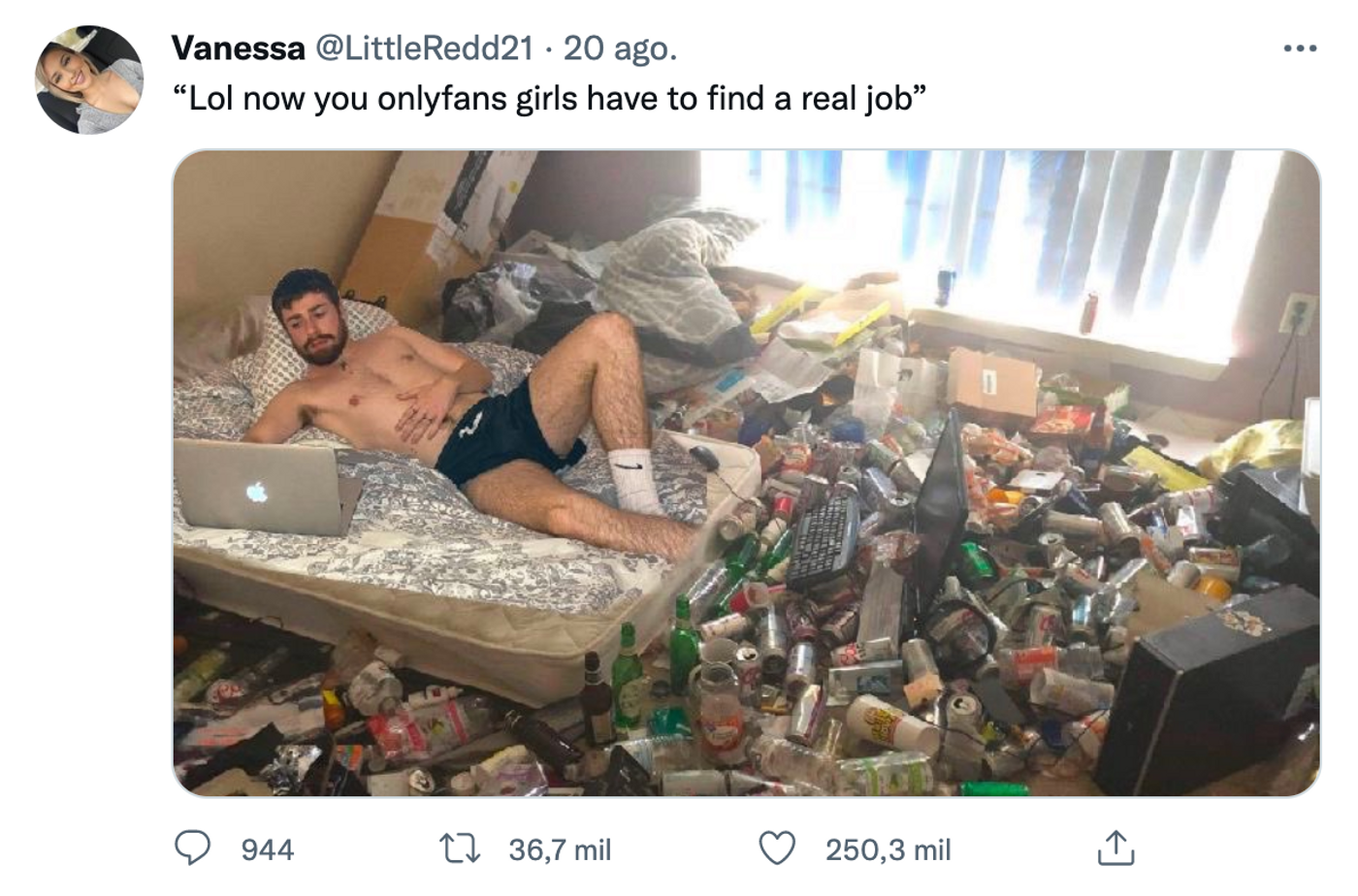  OnlyFans, ¿la línea entre contenido erótico y contenido sexual? <a href="https://twitter.com/LittleRedd21/status/1428534354213548038" target="_blank"> Ver tuit </a>