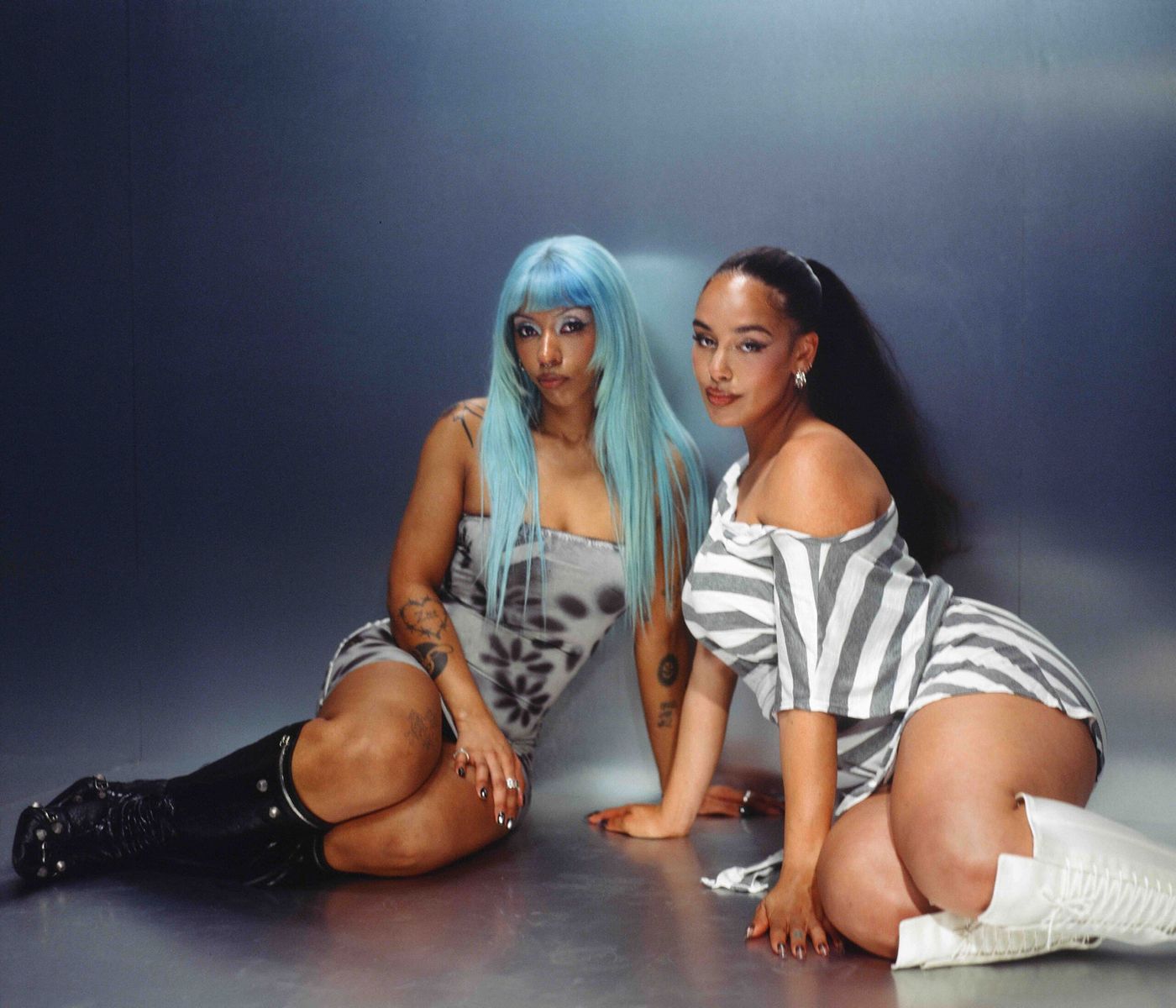 Nia Archives & Jorja Smith, dos en la jungla. Foto: Ivor Lawson Adamah