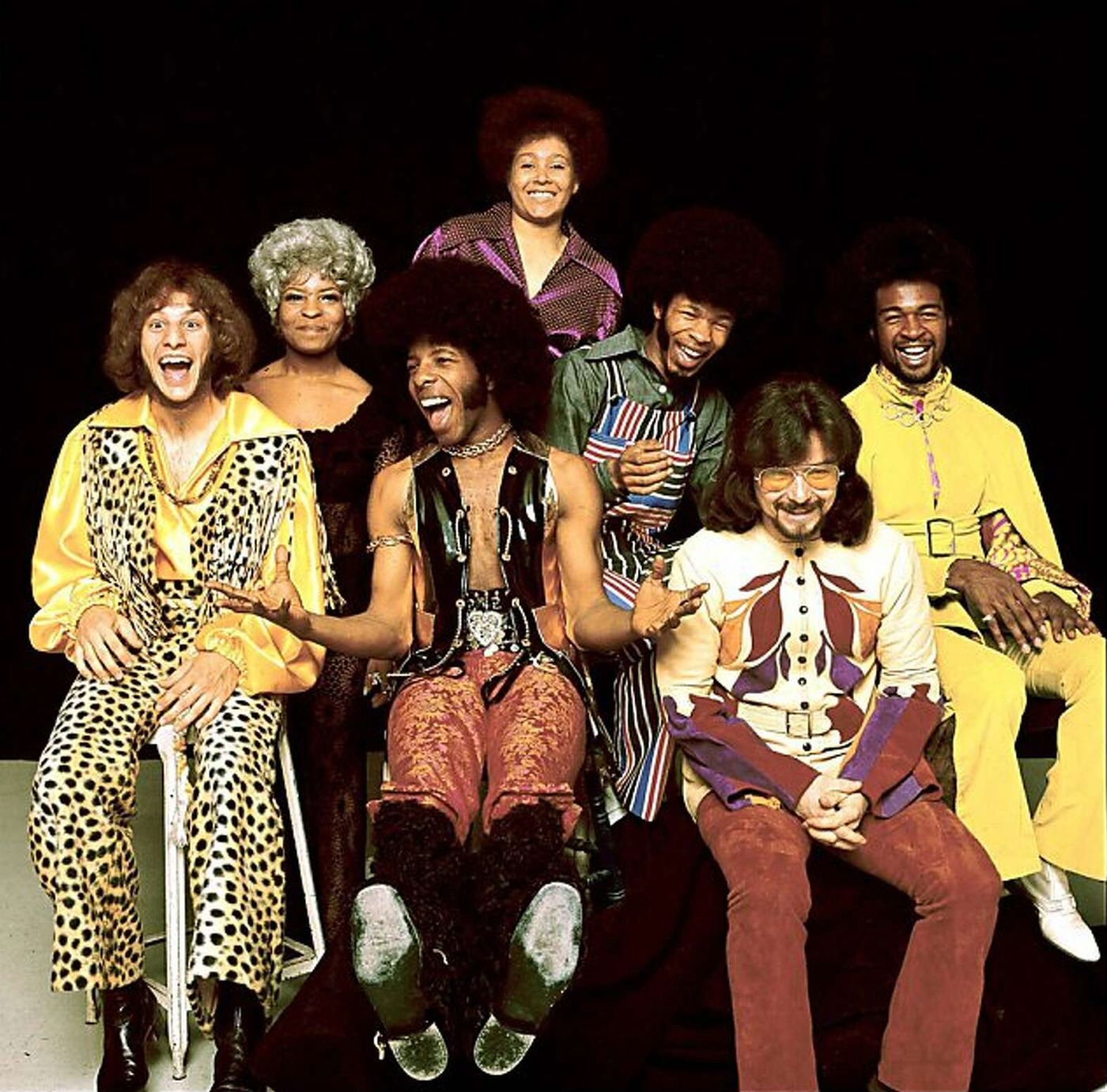Sly & The Family Stone: multirraciales, mixtos.