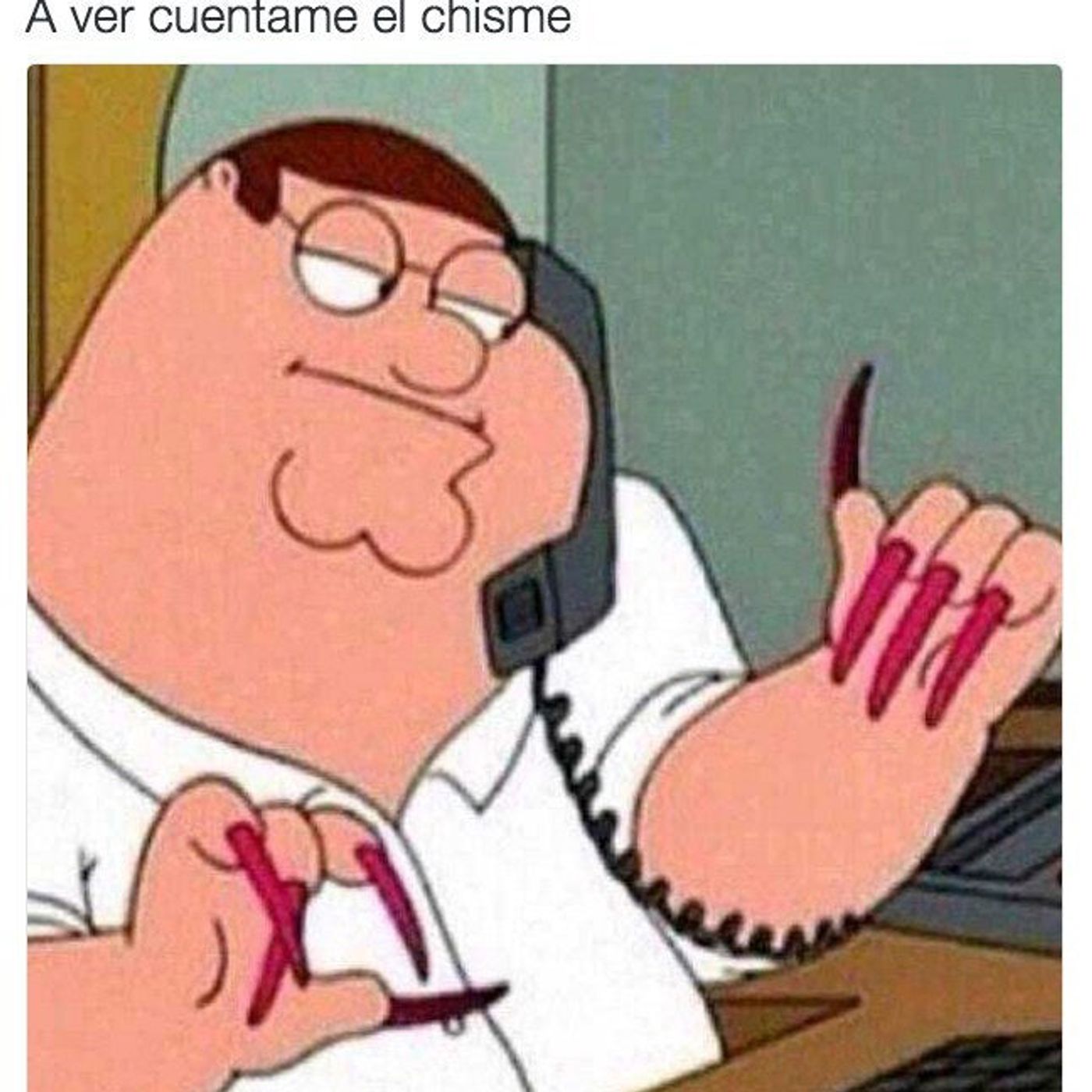 Chismes, chismes.