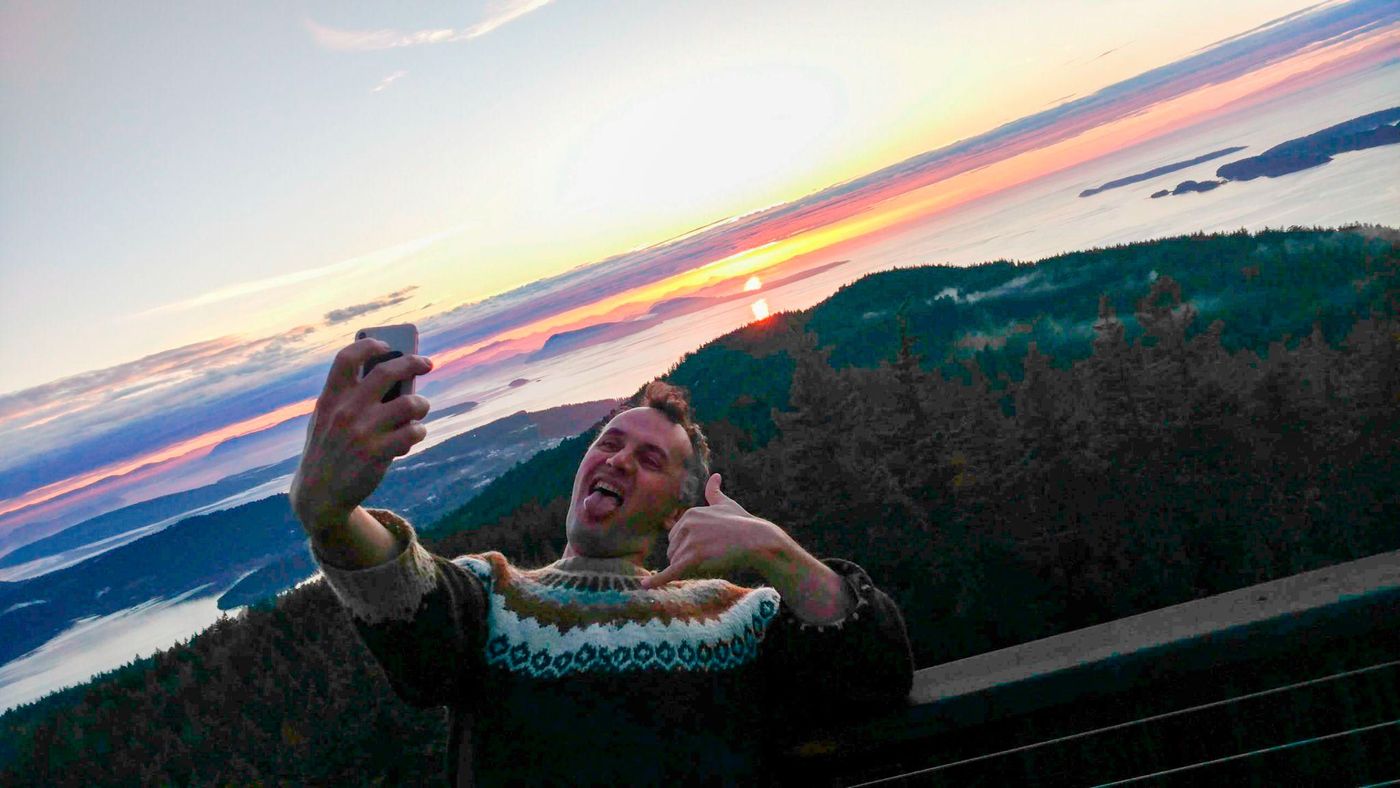 Selfi paródico. Foto: Rin-san Jeff Miller