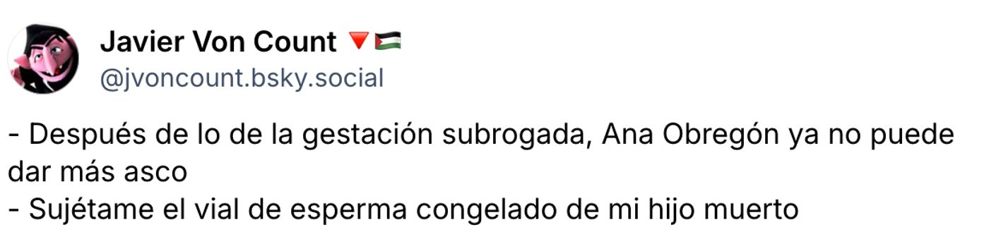 Expediente Obregón.<a href="https://bsky.app/profile/jvoncount.bsky.social/post/3ma4yoon5ik2c" target="_blank"> Ver post </a>