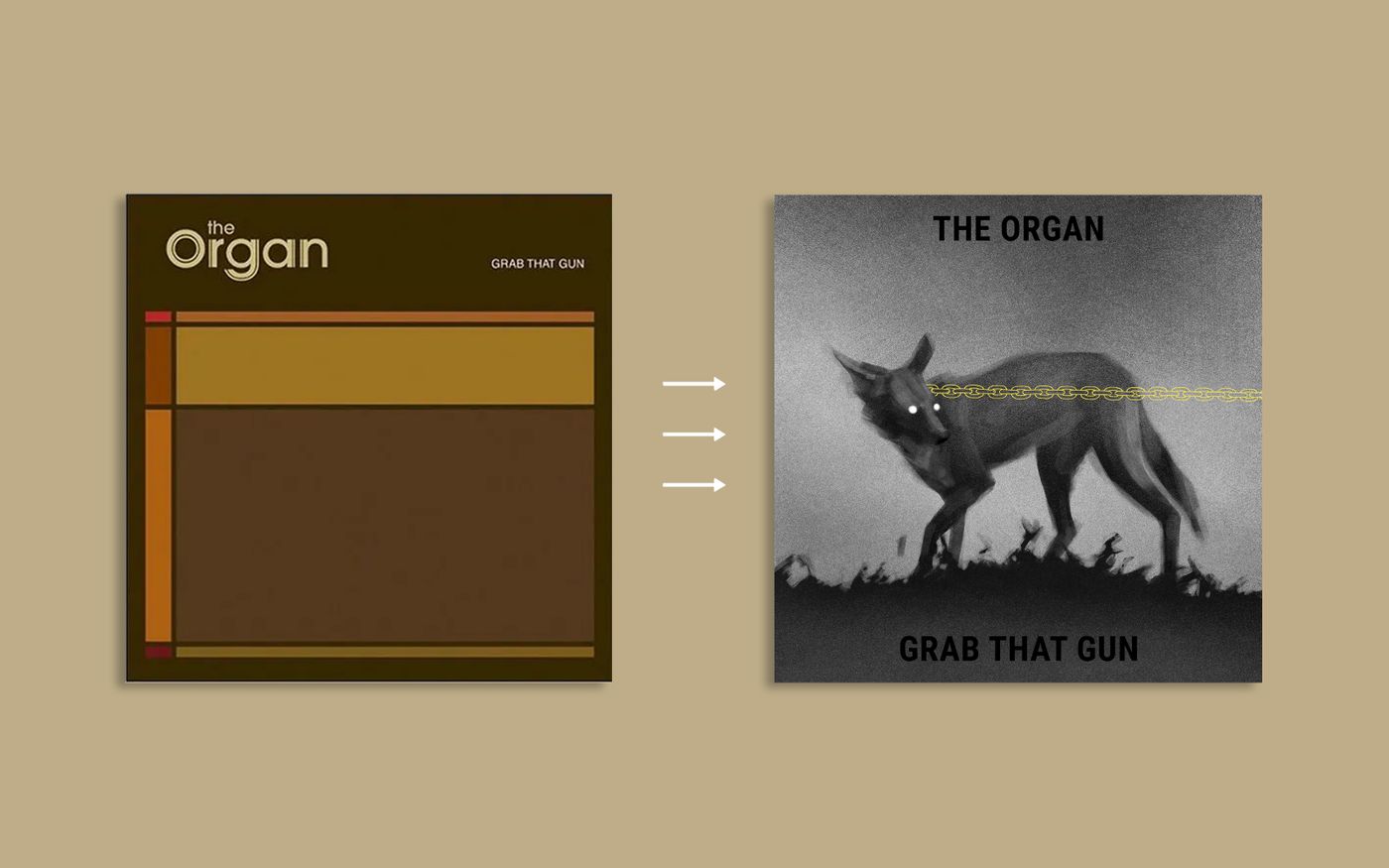 “Grab That Gun” (2004): portada de The Organ reinterpretada por Adara Sánchez.