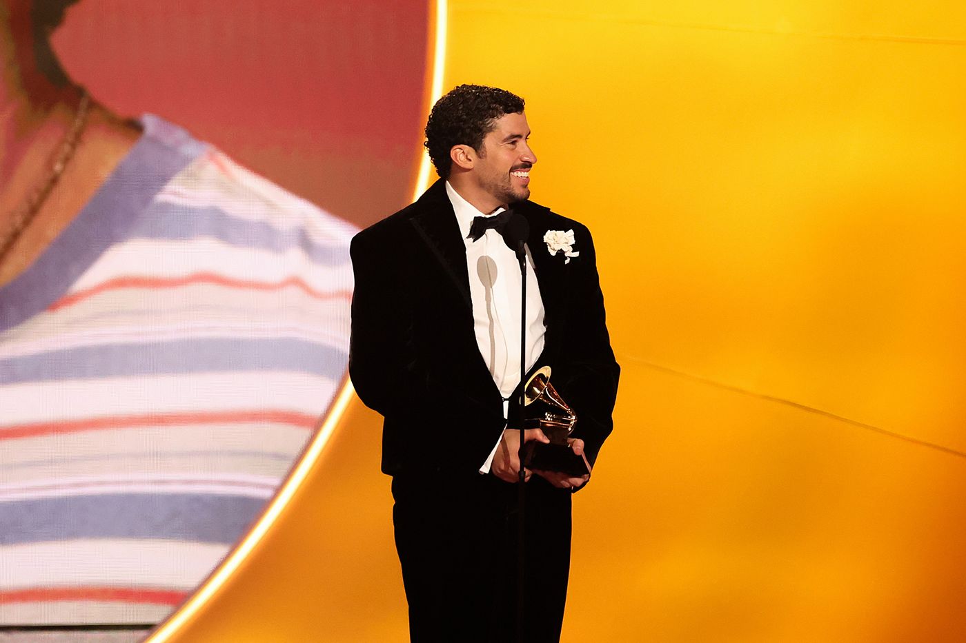 Bad Bunny, Grammy al disco del año. Foto: Christopher Polk (Getty Images)