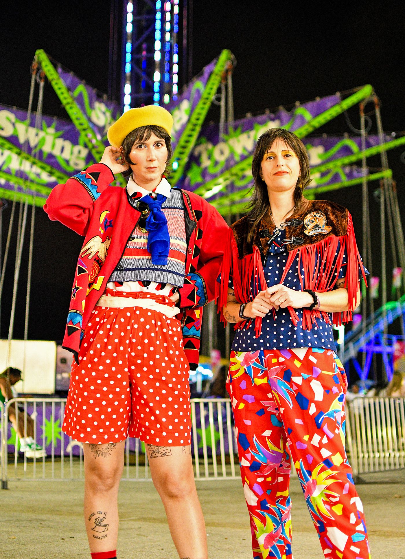 Ale Campos y Emile Milgrim. Foto: Sal Rispoli