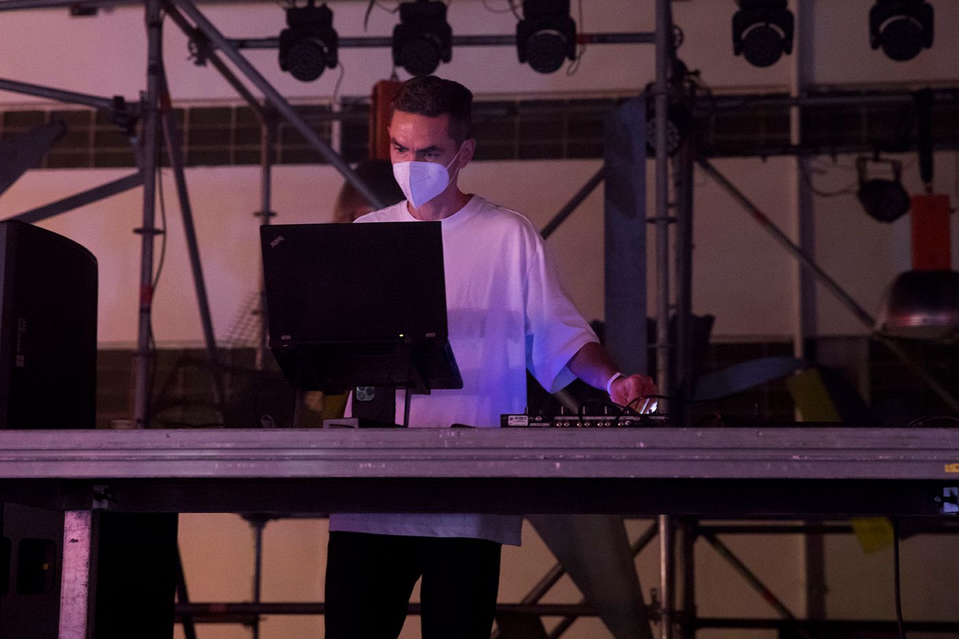 Bogdan Raczynski, desganado. Foto: Òscar Giralt