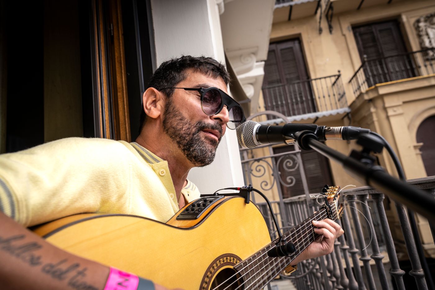 Agujetas Chico, cantaor y guitarrista: dos en uno. Foto: Susana Girón