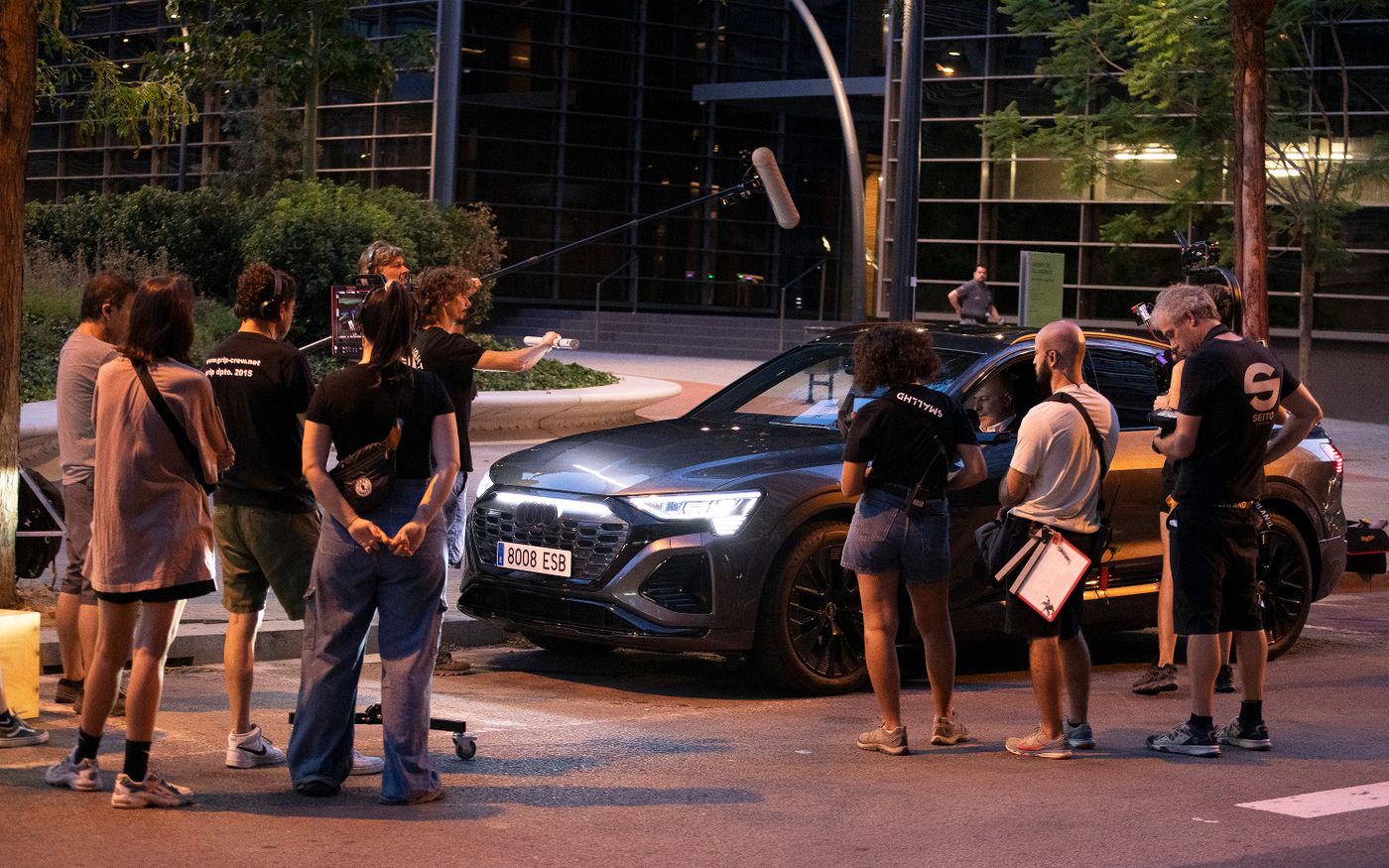 Making of de “El chófer”.