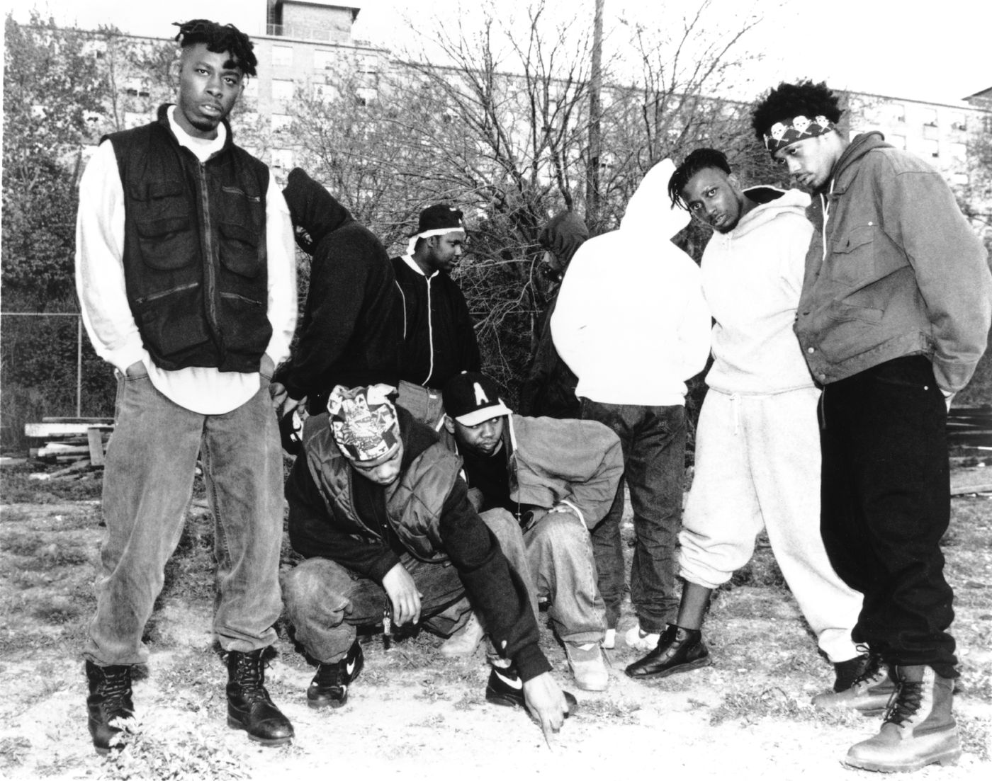 Retrato de Wu-Tang Clan el 8 de mayo de 1993. Foto: Al Pereira / Michael Ochs Archives (Getty Images)