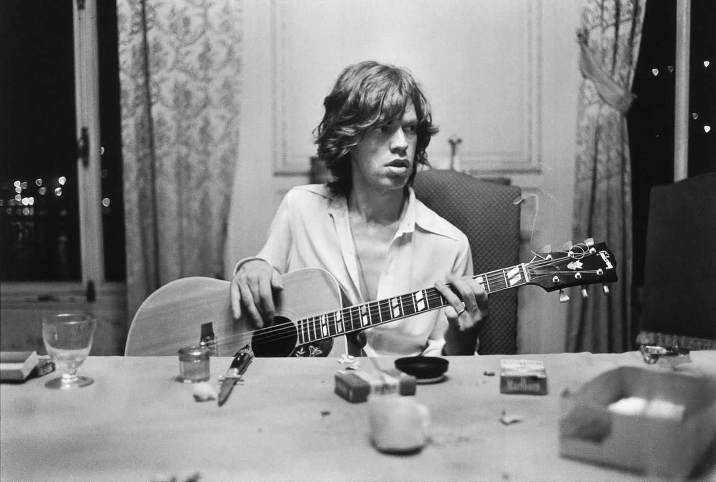 Mick Jagger, en villa Nellcôte. Foto: Dominique Tarlé