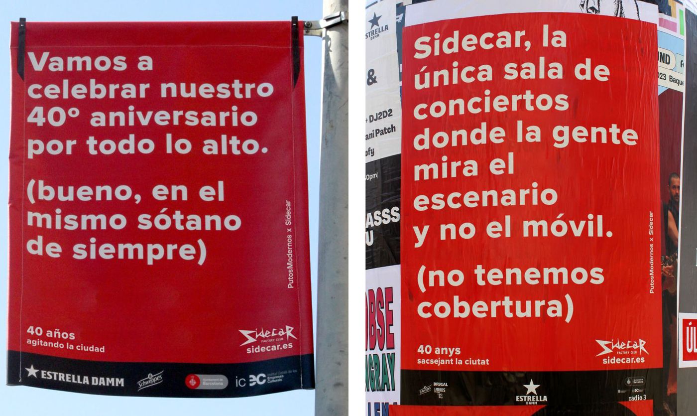 Orgullosa campaña con actitud de Sidecar gentileza de PutosModernos.