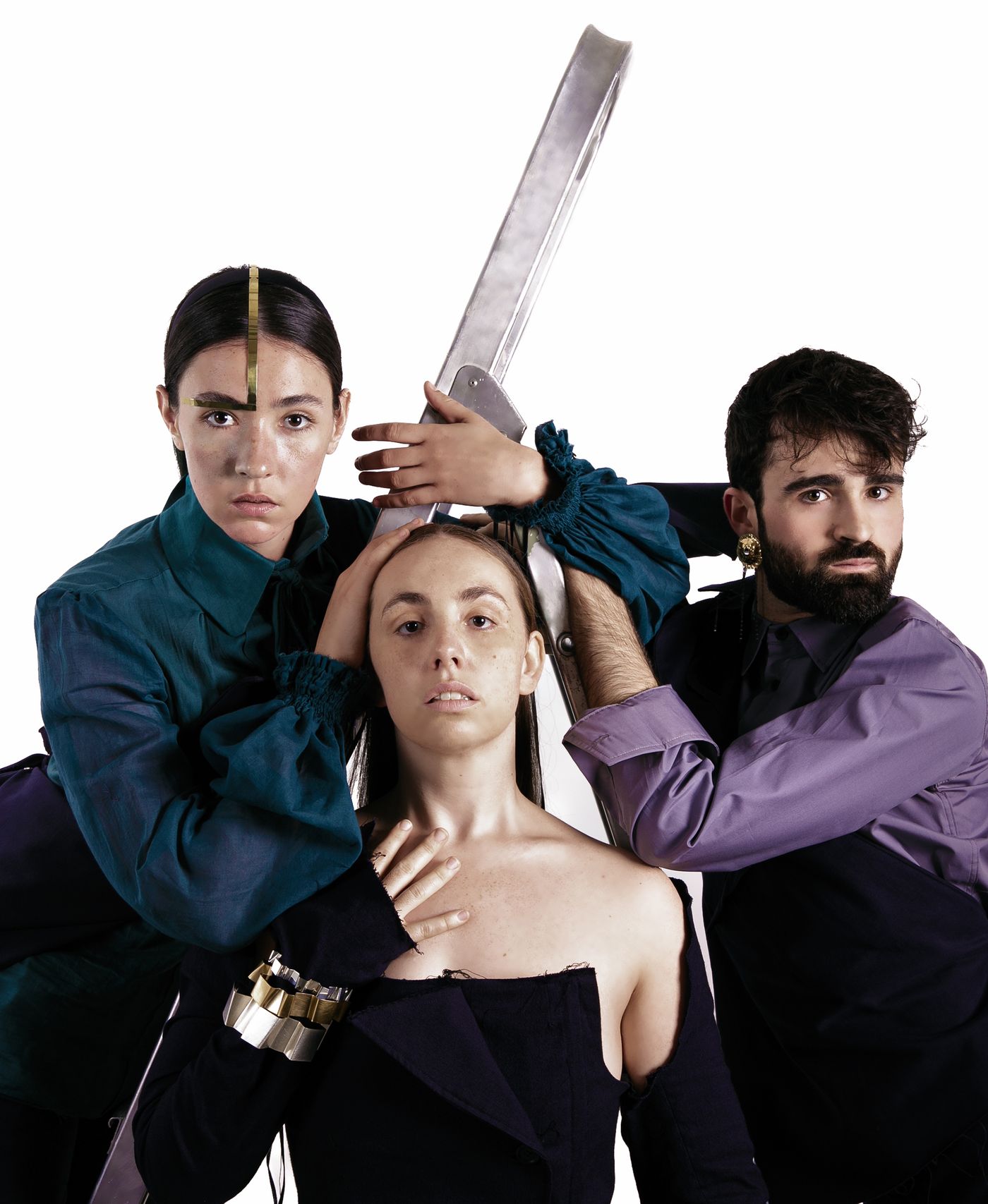 Zúbel Arana, Sara Palomo y David Flores, ante el reto de “Paradise”. Foto: Marc Mampel