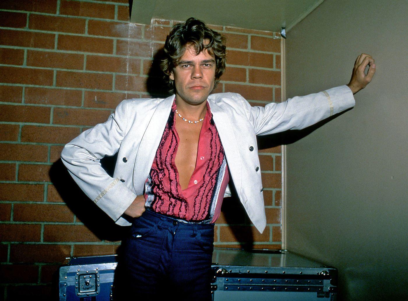 David Johansen, en los ochenta, entre las dos etapas de NY Dolls. Foto: Randy Bachman (Getty Images)