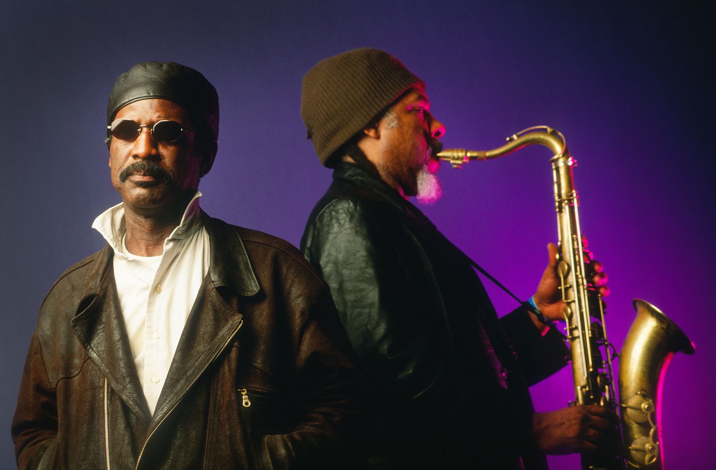Gylan Kain (izquierda) estuvo en el origen de The Last Poets. Foto: Gie Knaeps (Getty Images)