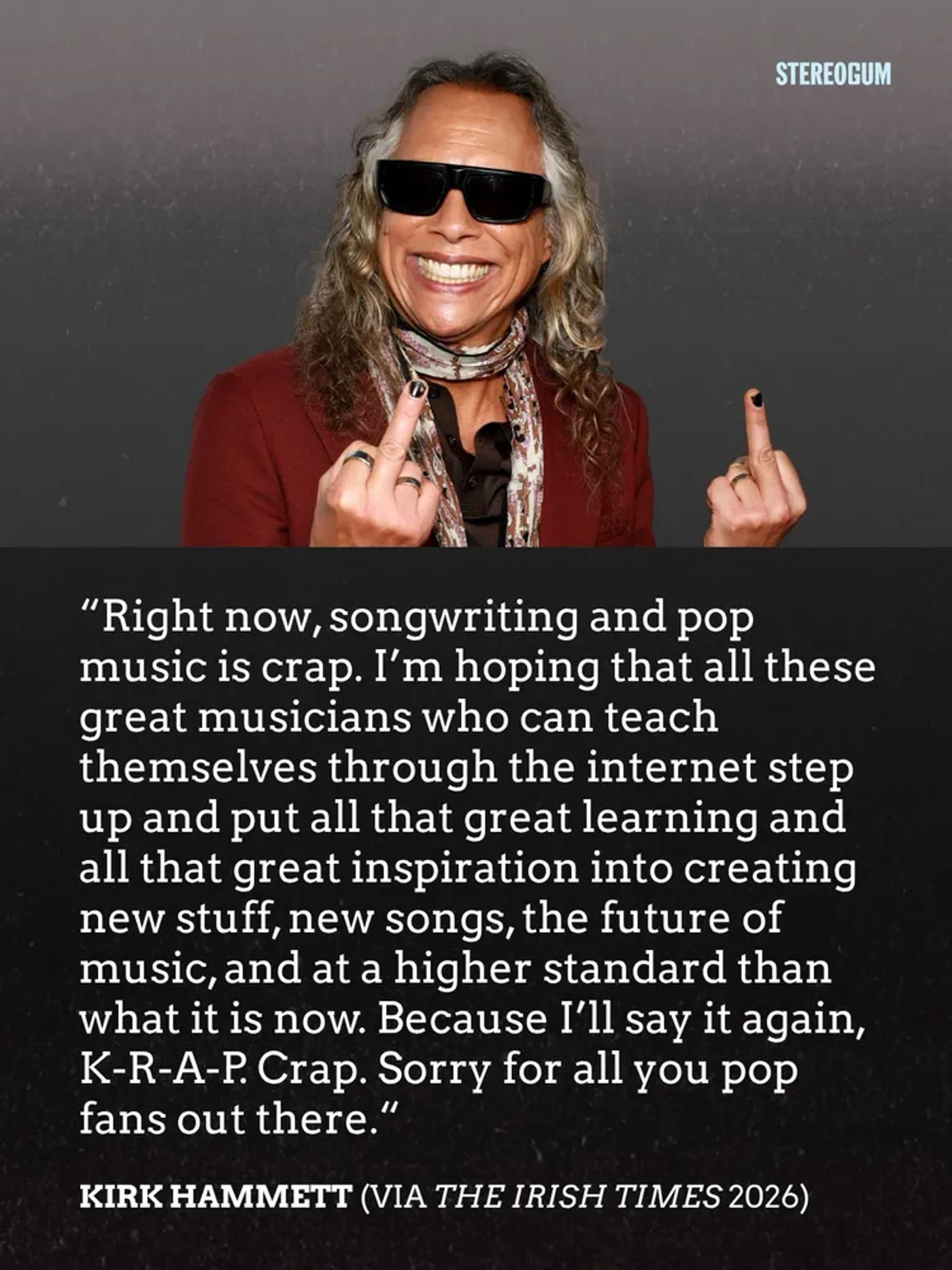 Así están las cosas, según las leyes de Metallica. <a href="https://bsky.app/profile/stereogum.com/post/3mp3a27ubsc22" target="_blank"> Ver post </a>