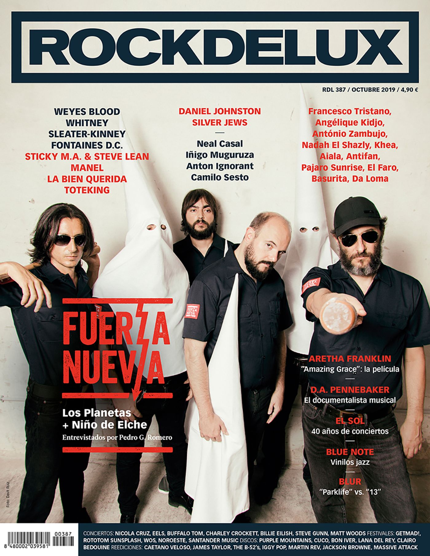 Rockdelux 387 (Octubre 2019). Foto: Davit Ruiz. Diseño: Gemma Alberich