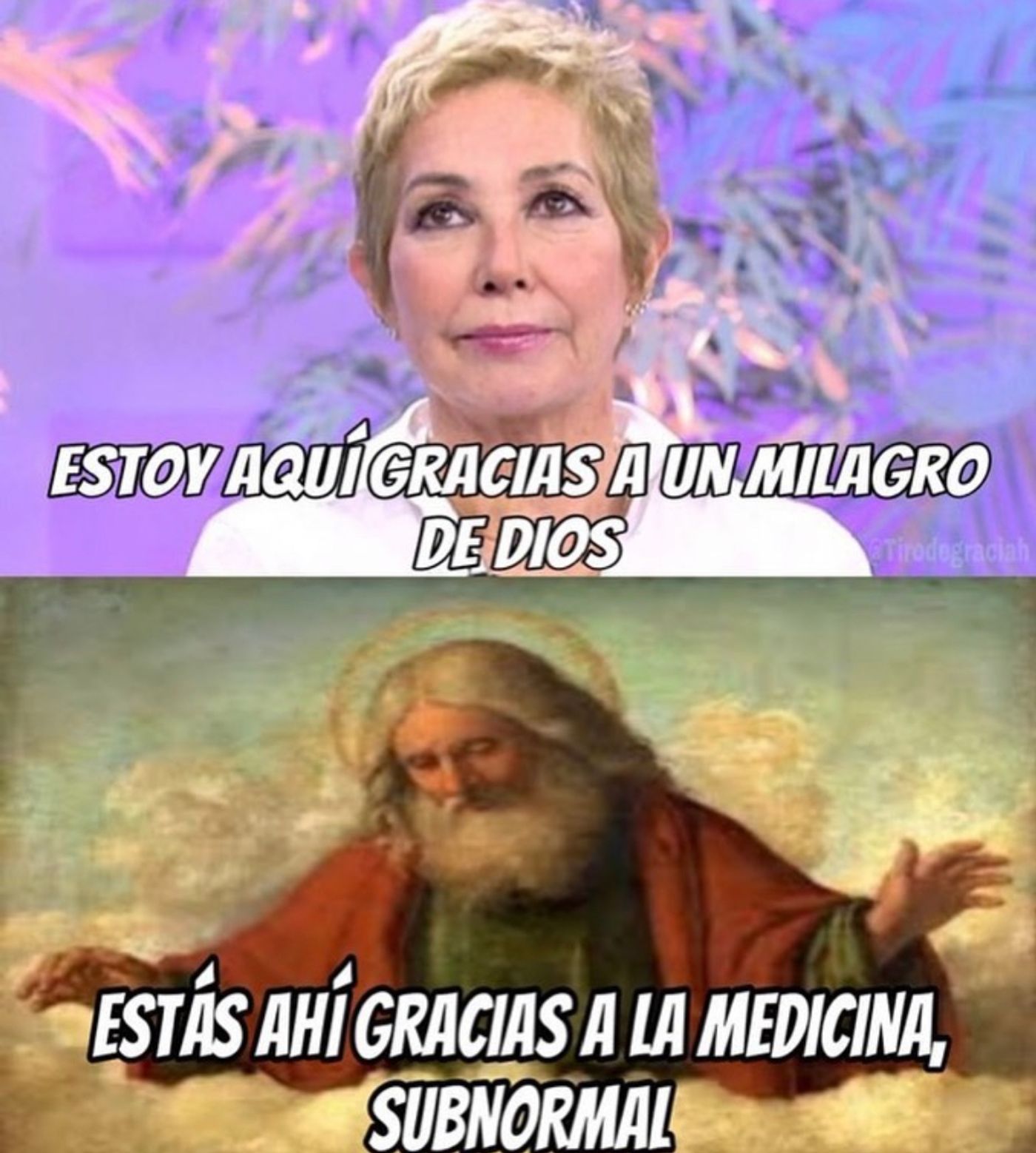 Dios siempre tiene razón.