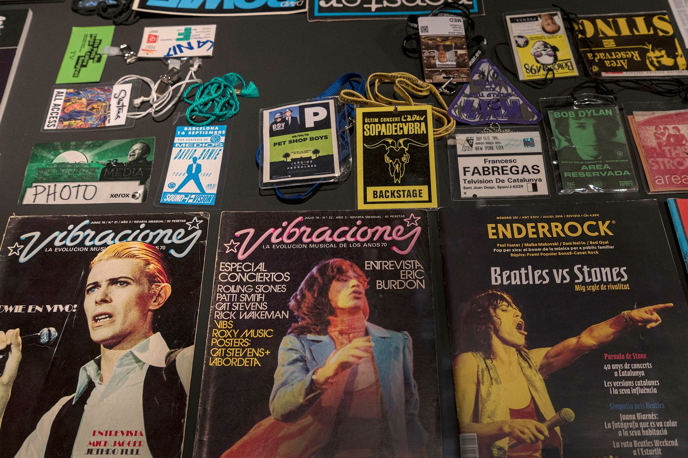 Portadas de ‘Vibraciones’ y pases de prensa. Foto: Jordi Vidal
