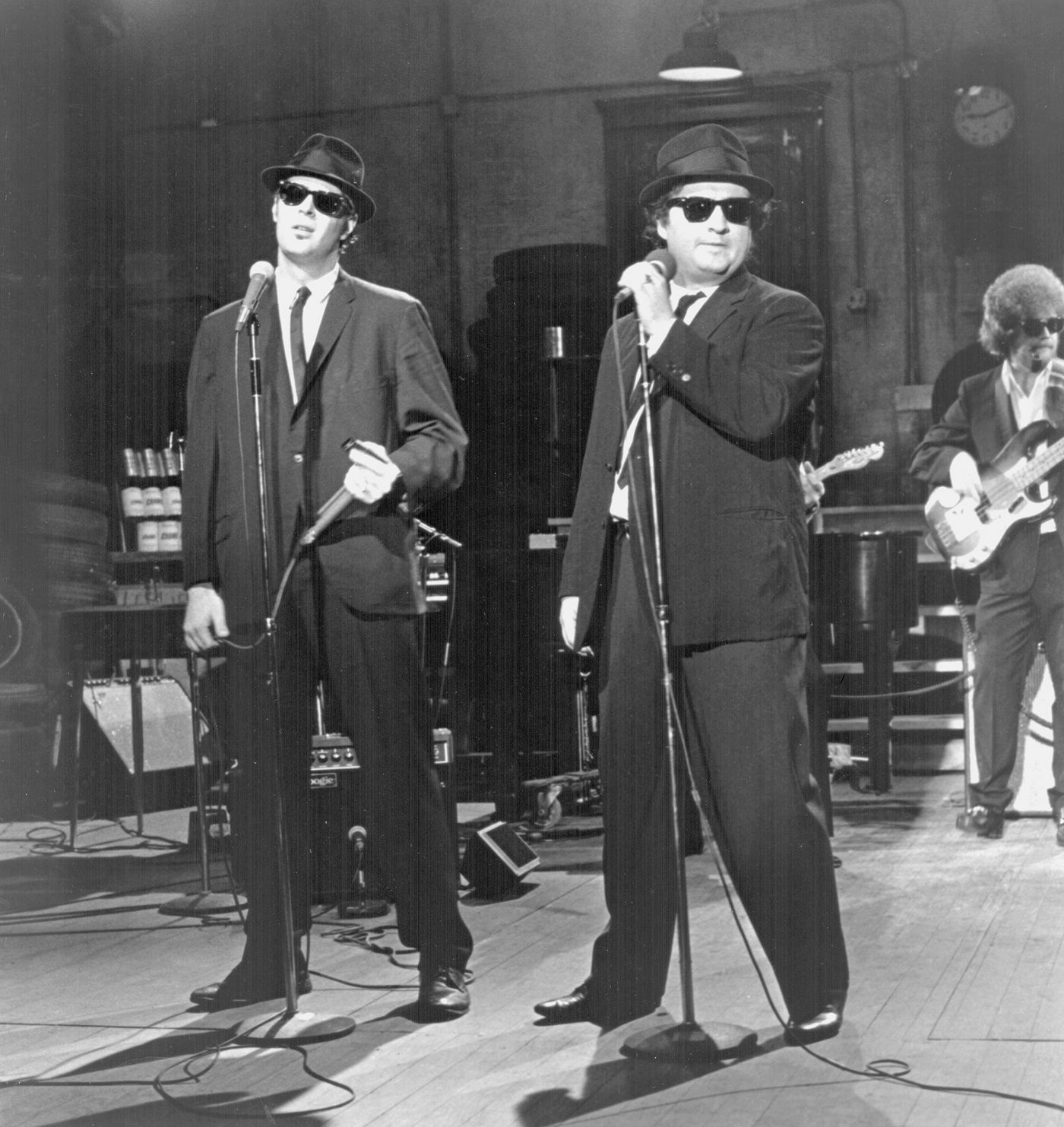 Dan Aykroyd y John Belushi, granujas a todo ritmo. Foto: Edie Baskin