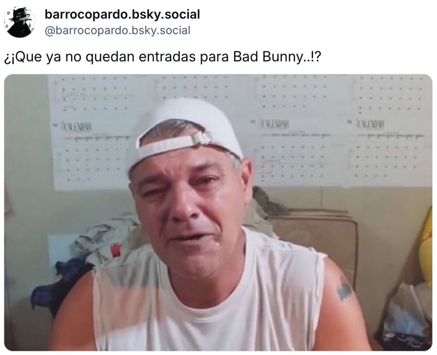 Llorar y lllorar.<a href="https://bsky.app/profile/barrocopardo.bsky.social/post/3losnla4rek2s" target="_blank"> Ver post </a>