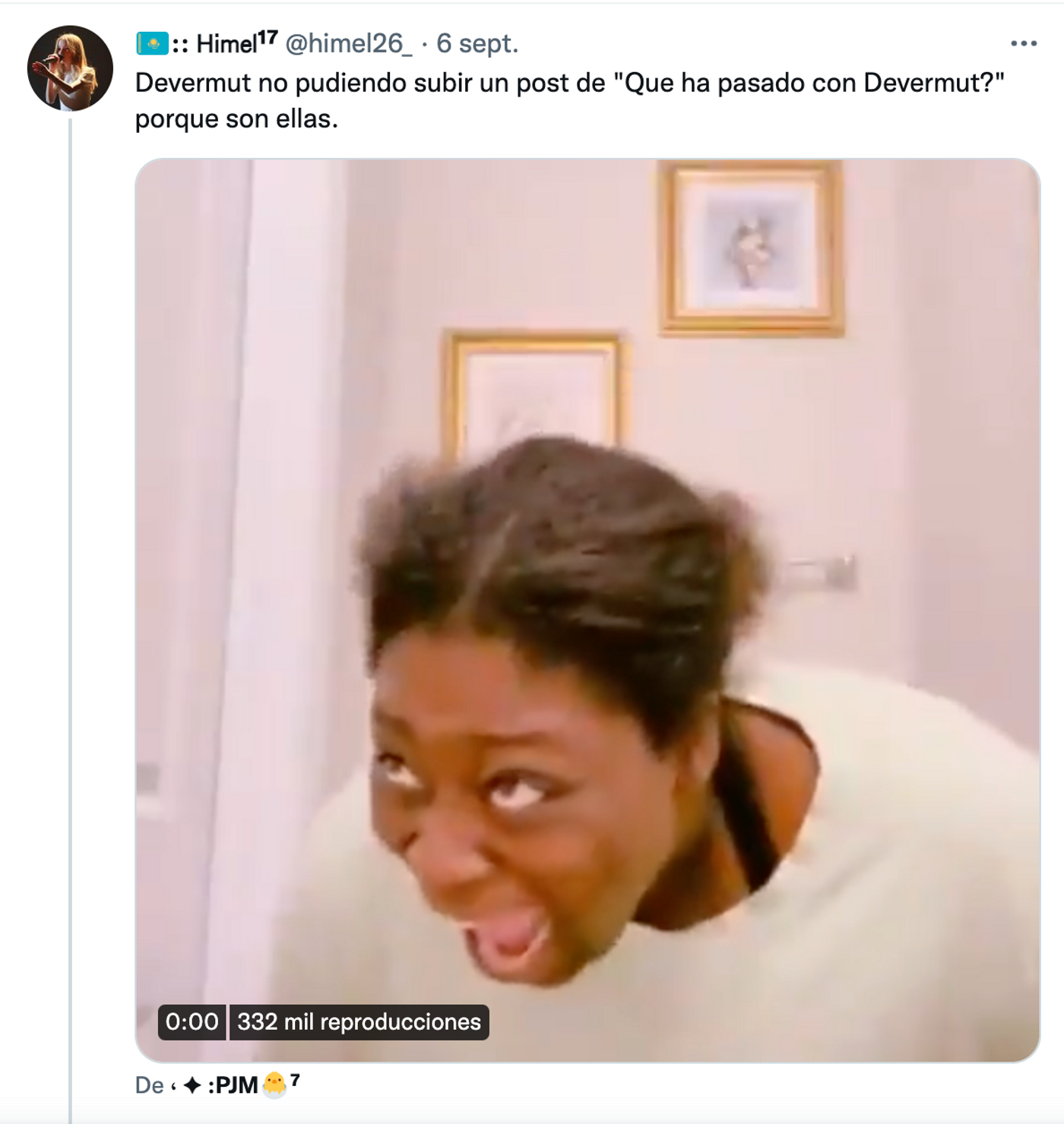 Risas a costa de Marta Cillán y Sara Giménez, las influencer de Devermut. <a href="https://twitter.com/himel26_/status/1434857174933594122" target="_blank"> Ver tuit </a>