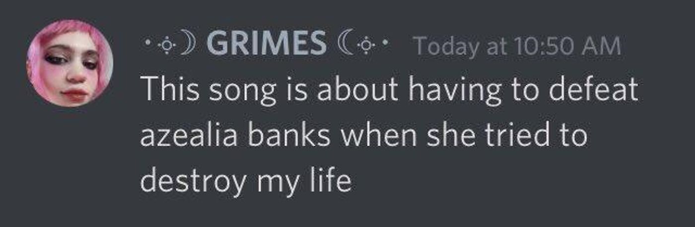 ¿Es cierto que Grimes tiene una obsesión psicosexual con Azealia Banks?