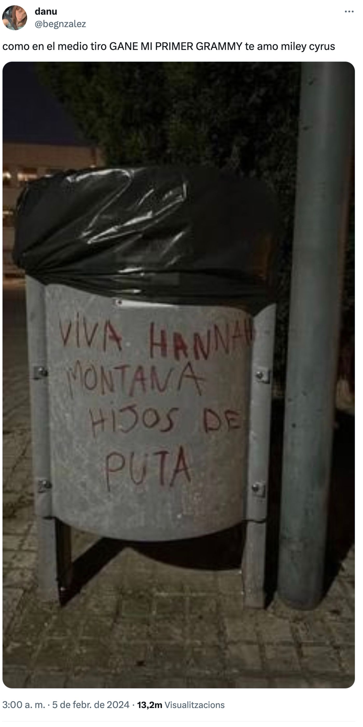Flores.<a href="https://twitter.com/begnzalez/status/1754324049390346389" target="_blank"> Ver tuit </a>