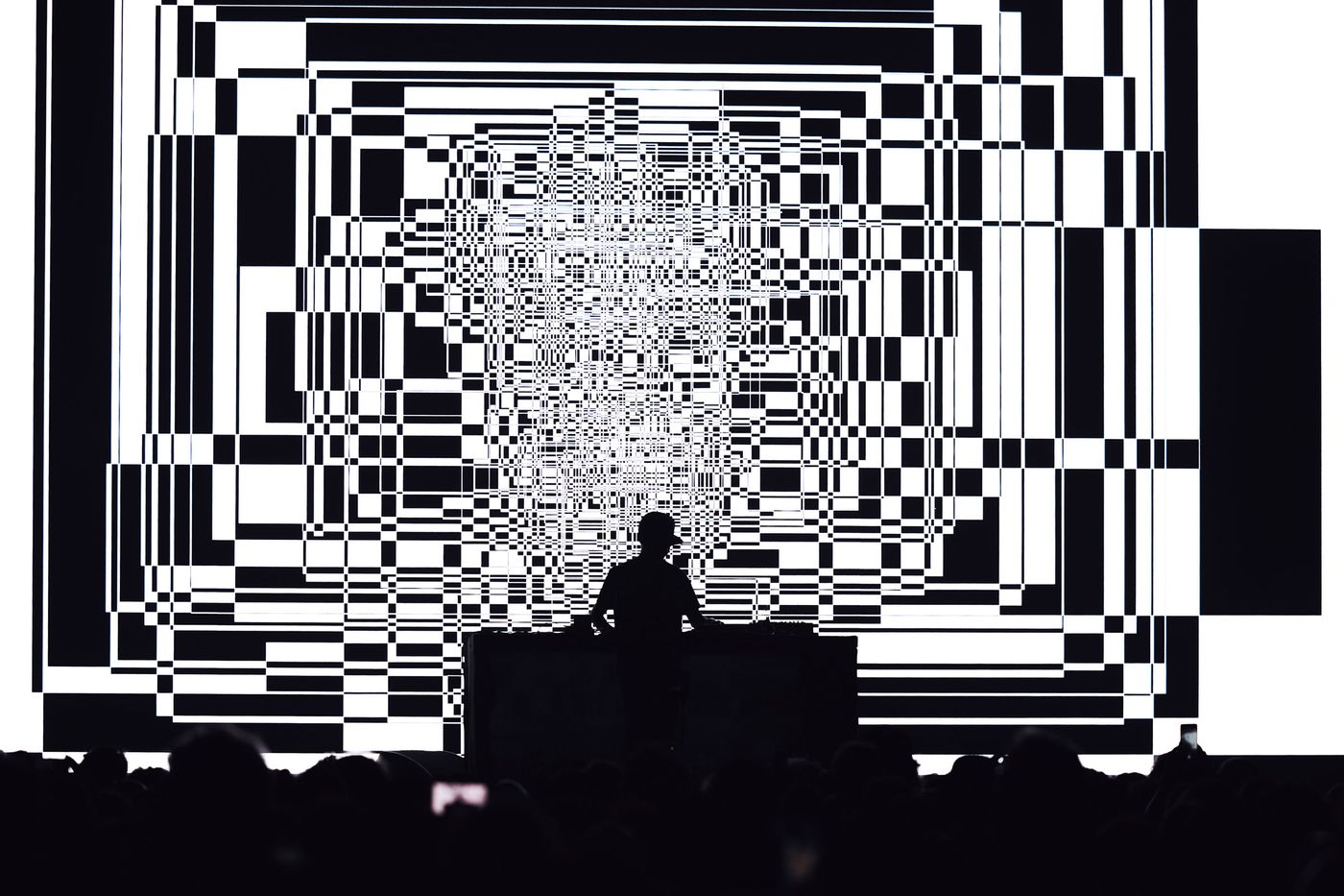 Ryoji Ikeda: geometría variable. Foto: Nerea Coll