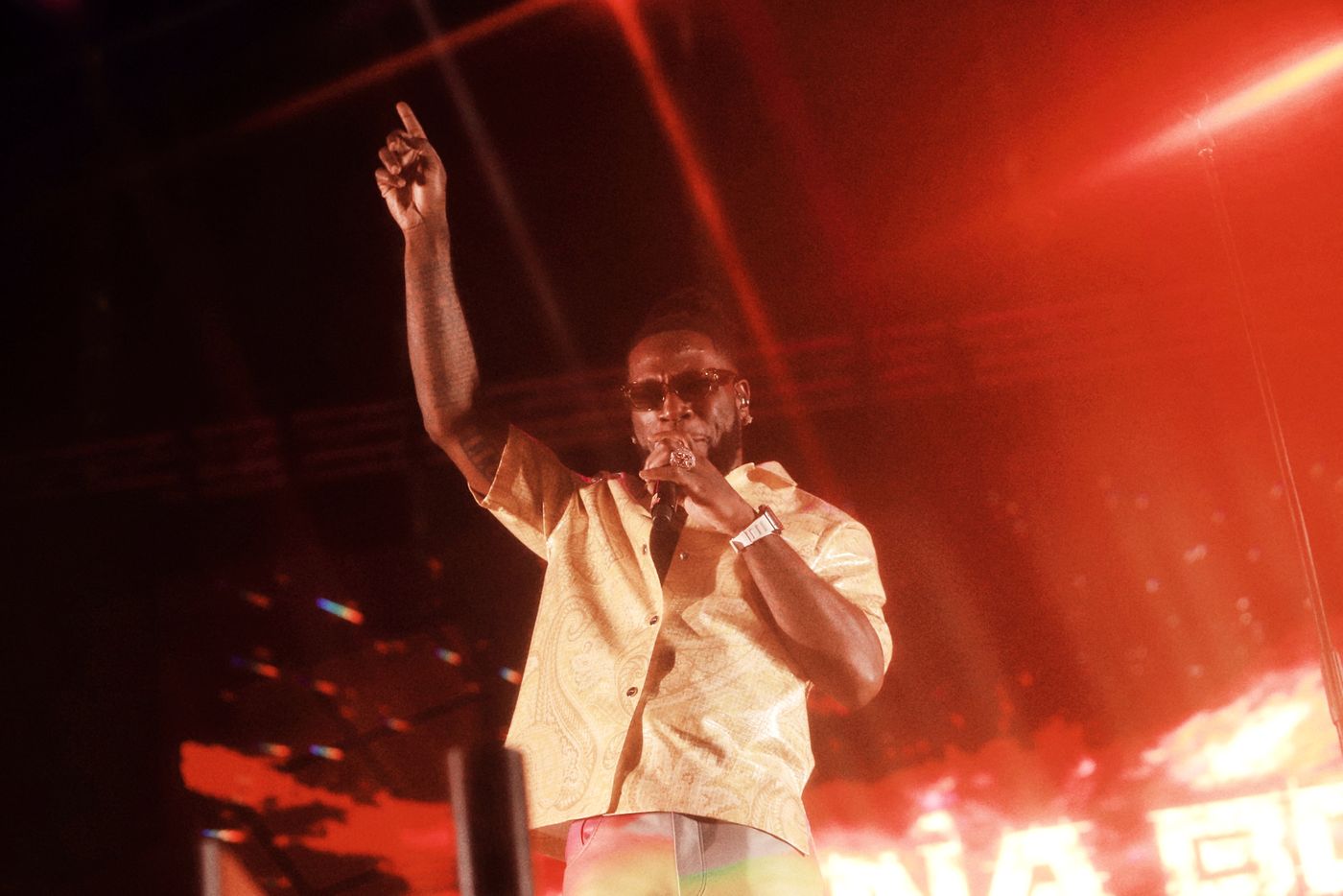 Burna Boy, la estrella africana del momento. Foto: Val Palavecino