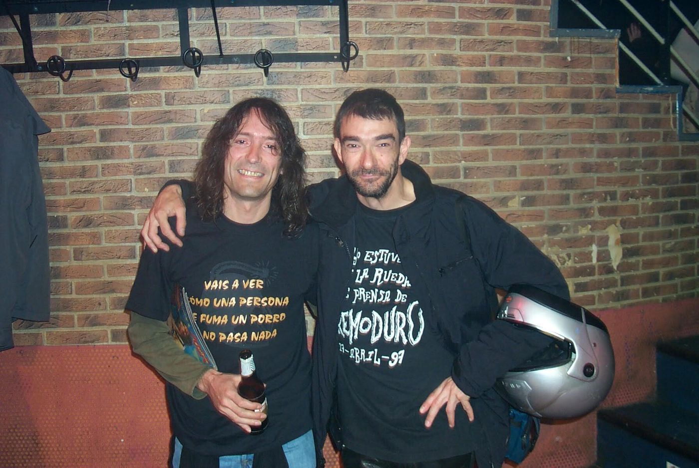 Lenin con Robe en la sala Ritmo & Compás de Madrid, circa 2000.
