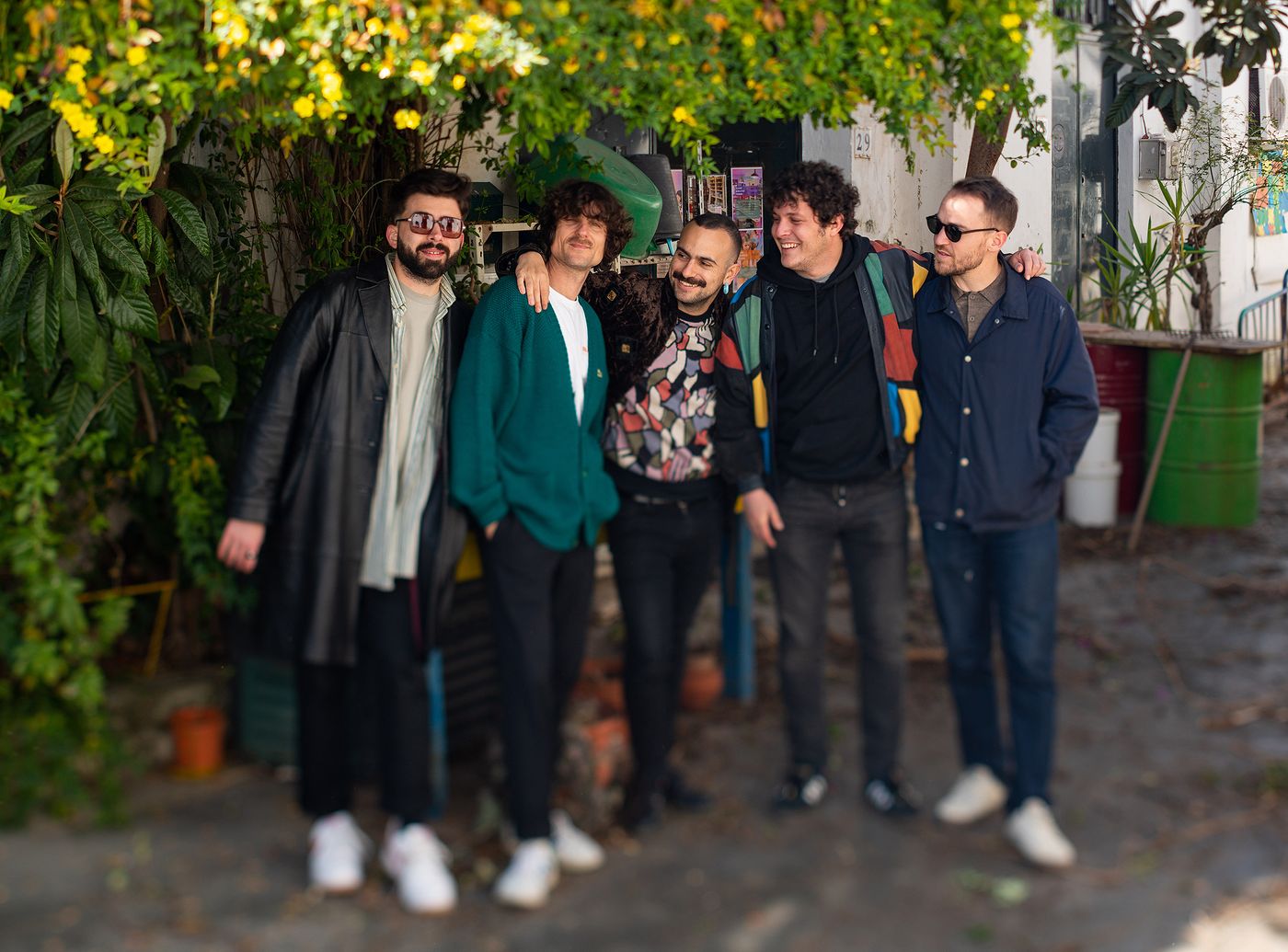 Álex Fernández, Javi Blanco, Kike Suárez, Jaime Sobrino y Juanlu Romero: a por todas. Foto: Pablo Asenjo