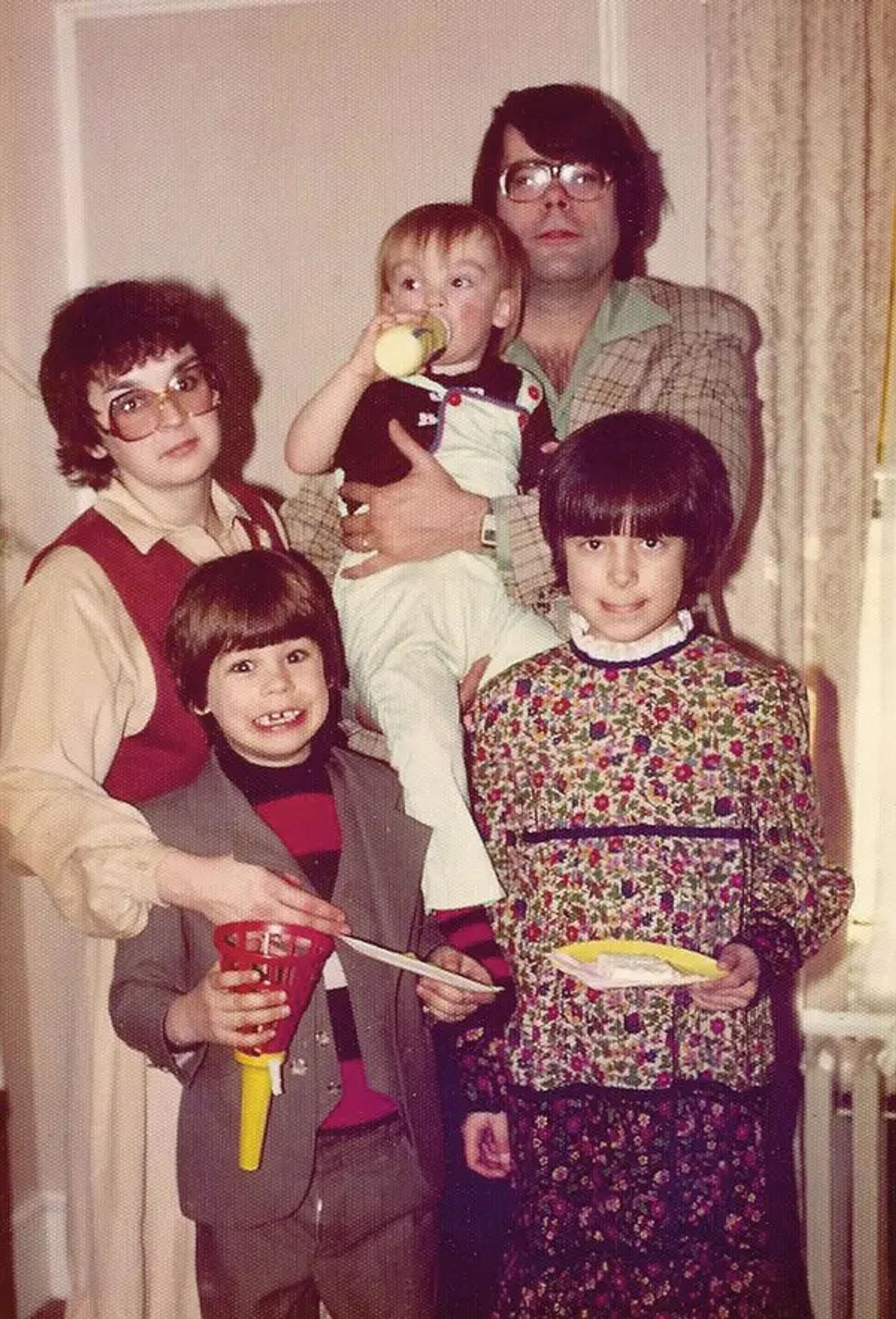 La familia King en 1979.