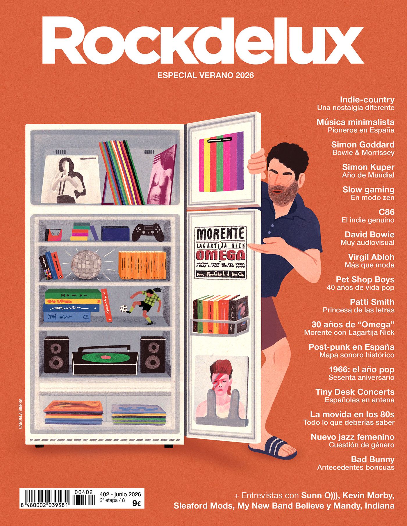Rockdelux 402, el octavo volumen de la nueva saga. Ilustración portada: Candela Sierra