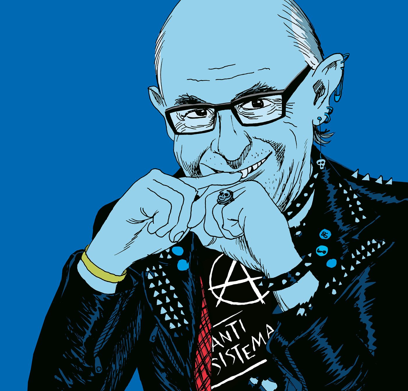 Cristóbal Montoro, el ministro responsable de gravar la cultura. lustración: Pepo Pérez