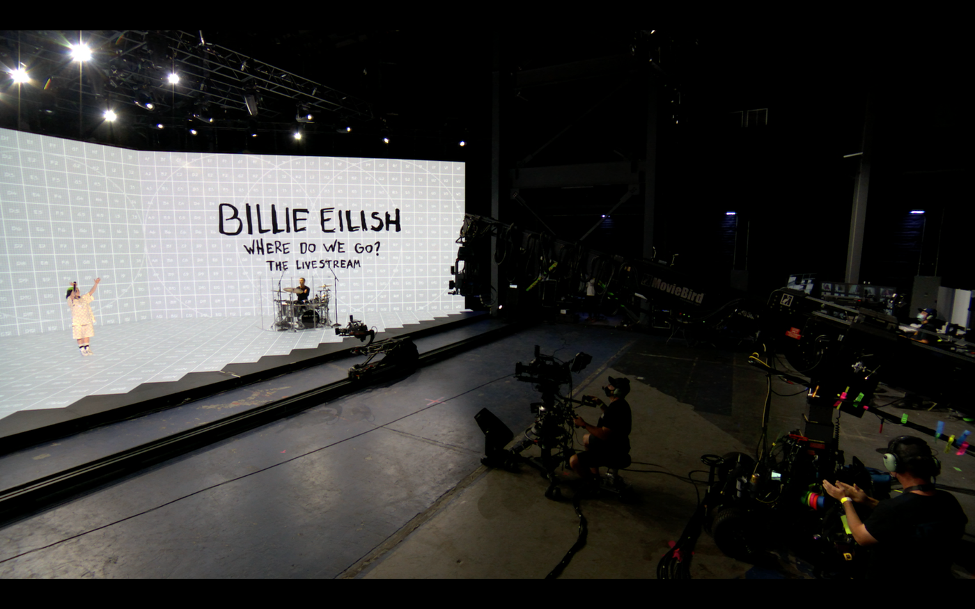El <em>livestream</em> de Billie EIlish, entre bambalinas.