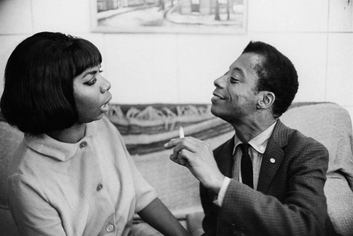 Nina Simone y James Baldwin. Colección de Smithsonian National Museum Of African American History And Culture. Foto: Bernard Gotfryd